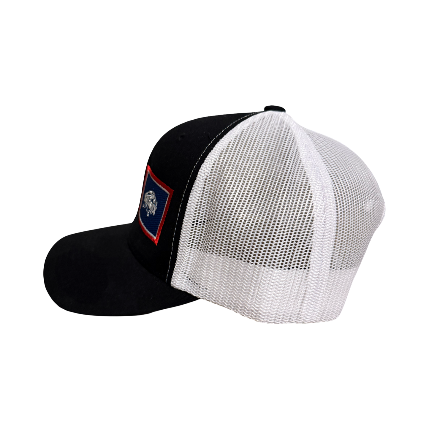 Black hat, small logo